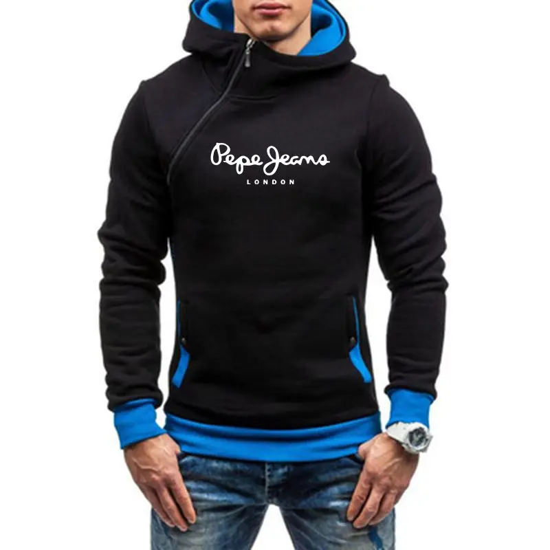 pepe 2021 Brand Autumn Men's Hoodies Sweatshirts New Slim and Thick Pullover for Male Diagonal Zipper Hoodie Sweatshirt
pepe 2021 Brand Autumn Men's Hoodies Sweatshirts New Slim and Thick Pullover for Male Diagonal Zipper Hoodie Sweatshirt