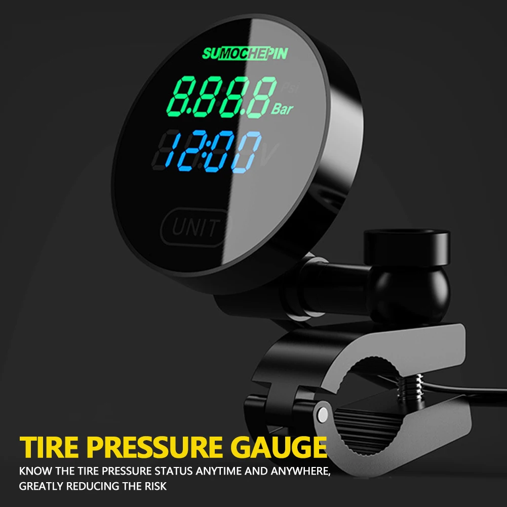 3 in1 TPMS Motorcycle Car Tire Pressure Monitoring System Wireless LCD Display Internal External Sensors Real Time Monitoring
3 in1 TPMS Motorcycle Car Tire Pressure Monitoring System Wireless LCD Display Internal External Sensors Real Time Monitoring