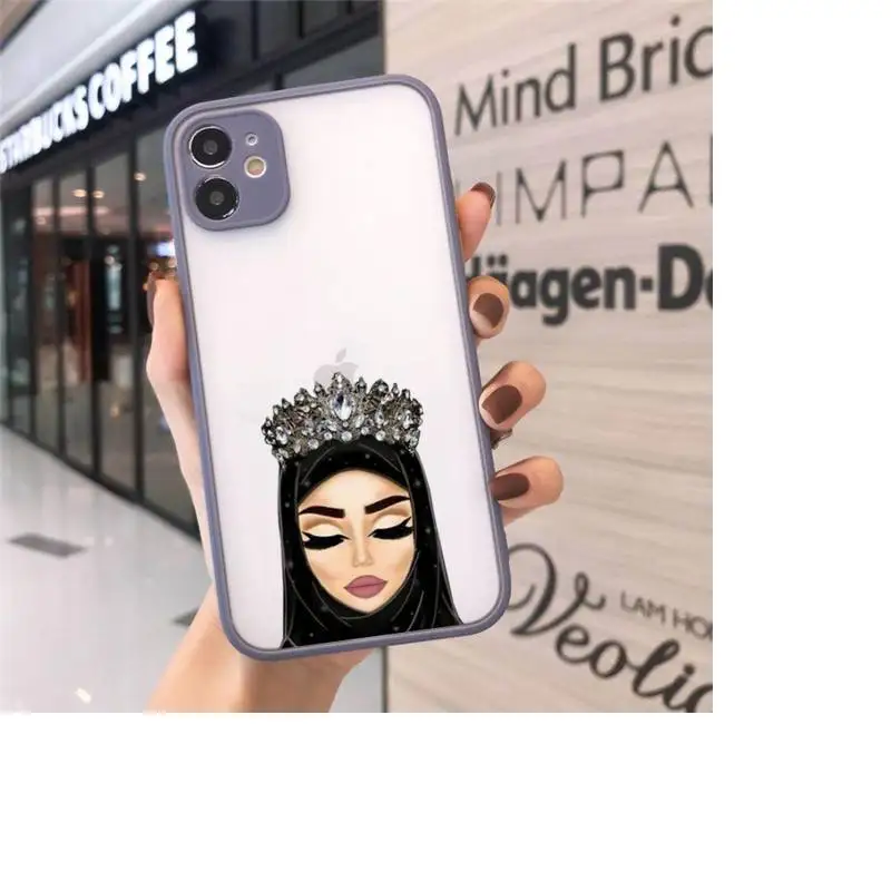 Muslim Islamic Arab Hijab Face Girl Eyes Phone Cases matte transparent For iphone 7 8 11 12 plus mini x xs xr pro max cover
Muslim Islamic Arab Hijab Face Girl Eyes Phone Cases matte transparent For iphone 7 8 11 12 plus mini x xs xr pro max cover