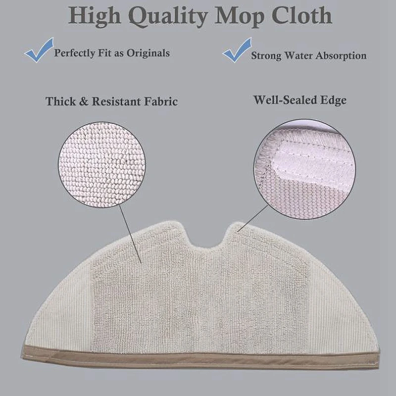 8Pcs Mop Cloth Accessories for Xiaomi Roborock S5 S6 Max S50 S60 Robot Vacuum Cleaner Cleaning Parts
8Pcs Mop Cloth Accessories for Xiaomi Roborock S5 S6 Max S50 S60 Robot Vacuum Cleaner Cleaning Parts