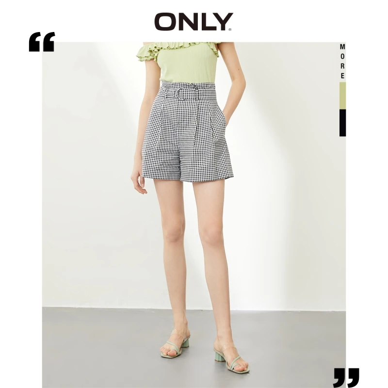 ONLY summer striped A-line metal lace decorative design shorts women | 120315004
ONLY summer striped A-line metal lace decorative design shorts women | 120315004