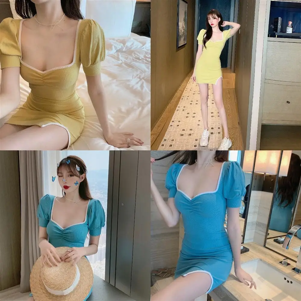 Make firm offers the new modern fine colours v-neck sweet and dia split sexy dress female peach buttock
Make firm offers the new modern fine colours v-neck sweet and dia split sexy dress female peach buttock