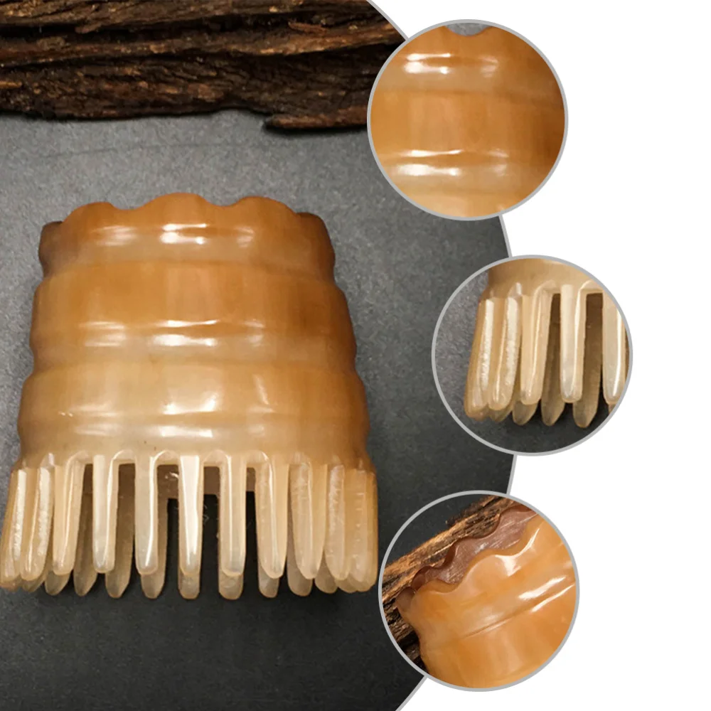 Hair Scalp Comb Buffalo Horn Shampoo Brush Head Scalp Massager Random Color
Hair Scalp Comb Buffalo Horn Shampoo Brush Head Scalp Massager Random Color