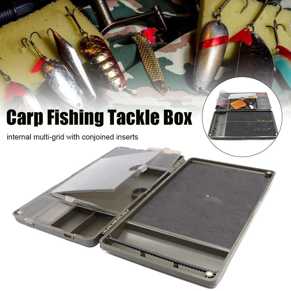 Fishing Rig Board Box & Terminal Tackle System Carp Swivels Hooks Storage System 25.5*13.5*3cm Multi-Function Fishing Box
Fishing Rig Board Box & Terminal Tackle System Carp Swivels Hooks Storage System 25.5*13.5*3cm Multi-Function Fishing Box