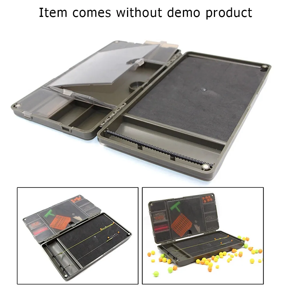 Fishing Rig Board Box Terminal Tackle ABS Carp Swivels Hooks Storage With 8 Secure Compartments Multi-Function Fishing Box
Fishing Rig Board Box Terminal Tackle ABS Carp Swivels Hooks Storage With 8 Secure Compartments Multi-Function Fishing Box