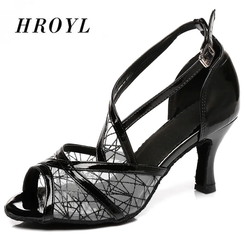 HROYL Women Latin dance shoes Female Girl Ladies tango Ballroom sandal salsa samba PU+Mesh Sexy Party Heeled 6-10CM
HROYL Women Latin dance shoes Female Girl Ladies tango Ballroom sandal salsa samba PU+Mesh Sexy Party Heeled 6-10CM