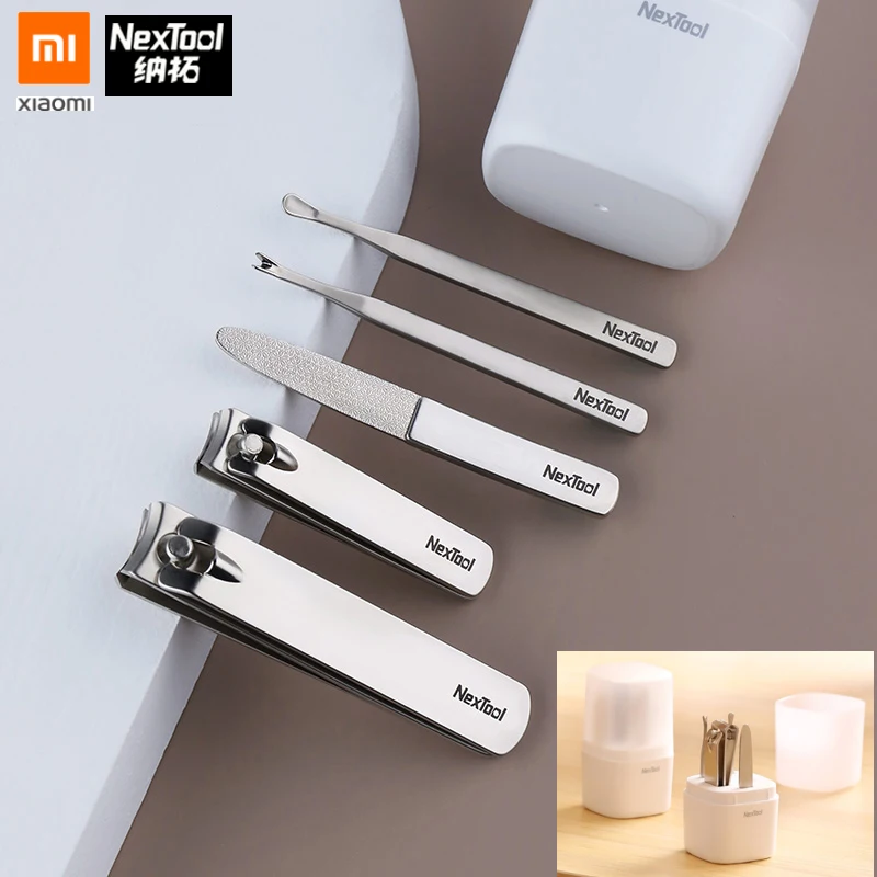Набор инструментов для маникюра и педикюра Xiaomi Nextool 5 в 1|Ножницы маникюра| |