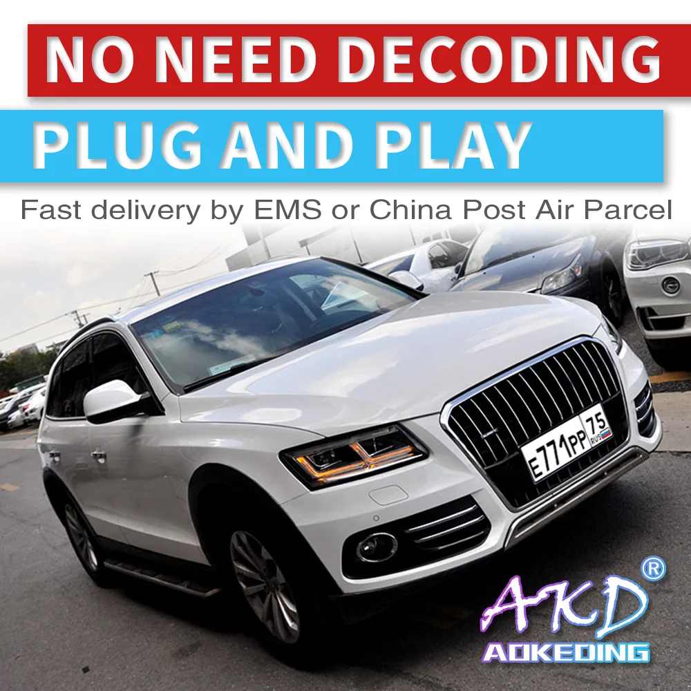 Car Styling for Audi Q5 Headlights 2009-2012 2013-2018 Q5 LED Headlight DRL Lens Double Beam bi-LED lens car headlight
Car Styling for Audi Q5 Headlights 2009-2012 2013-2018 Q5 LED Headlight DRL Lens Double Beam bi-LED lens car headlight