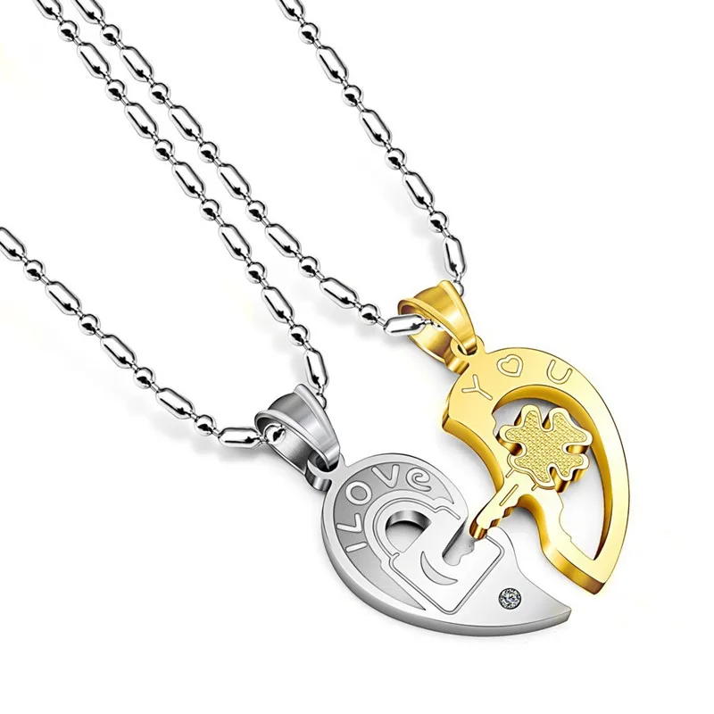 Trend Heart Lock Couple Chain Pendant Necklace For Women Men Loves Neck Birthday Gift
Trend Heart Lock Couple Chain Pendant Necklace For Women Men Loves Neck Birthday Gift