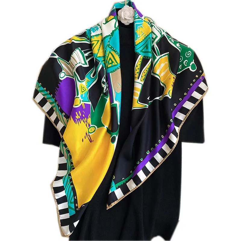 2021 женский шарф с принтом квадратный хиджаб шеи платки Twill шелковые шарфы платок женский Мягкий повязка на голову новое весеннее обертывани...
2021 женский шарф с принтом квадратный хиджаб шеи платки Twill шелковые шарфы платок женский Мягкий повязка на голову новое весеннее обертывани...