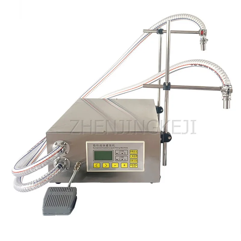 220V/110V Small Double-Head CNC Liquid Filling Machine Laundry Liquid Soy Sauce Stainless Steel Quantitative Subpackage Tools
220V/110V Small Double-Head CNC Liquid Filling Machine Laundry Liquid Soy Sauce Stainless Steel Quantitative Subpackage Tools