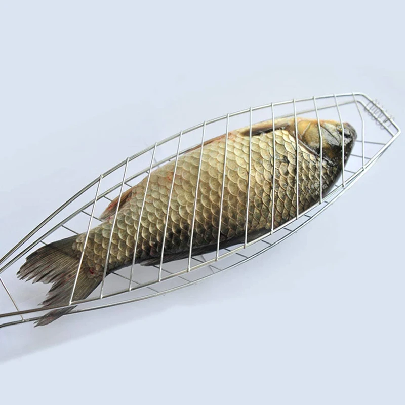 4Pcs Fish Grill Basket Folding Portable Stainless Steel Barbecue BBQ Grill Basket for Fish Shrimp 
4Pcs Fish Grill Basket Folding Portable Stainless Steel Barbecue BBQ Grill Basket for Fish Shrimp
