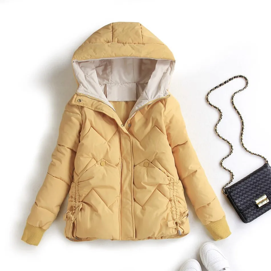 Down Jackets Parkas Women Korean Jacket Hooded Winter Warm Down Cotton Padded Parka Coat Female Short Outerwear CT0163
Down Jackets Parkas Women Korean Jacket Hooded Winter Warm Down Cotton Padded Parka Coat Female Short Outerwear CT0163