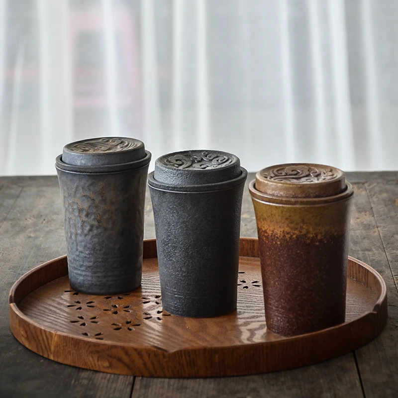 Ceramic tea cup with filter retro creative home Chinese coffee cup tea cup drink 240ml
Ceramic tea cup with filter retro creative home Chinese coffee cup tea cup drink 240ml