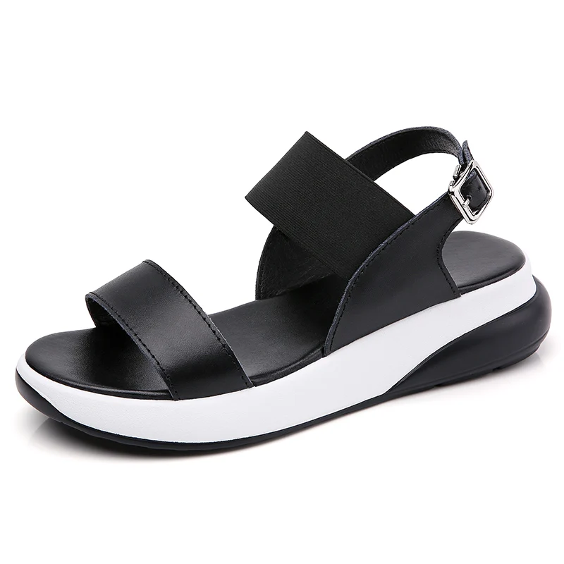 Sandals women 2020 new summer fashion simple and versatile student mid-heel white velcro Roman flat shoes
Sandals women 2020 new summer fashion simple and versatile student mid-heel white velcro Roman flat shoes