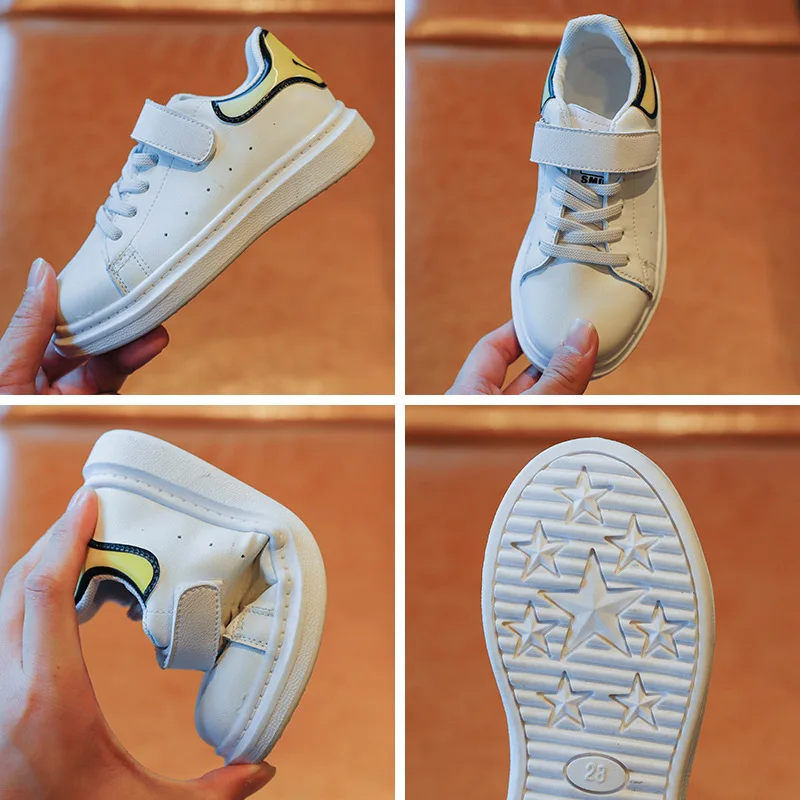 Children's White Sneakers Spring New Boys Non-slip White Shoes All-match Soft-soled Girls Sports Shoes Kids Breathable Sneakers
Children's White Sneakers Spring New Boys Non-slip White Shoes All-match Soft-soled Girls Sports Shoes Kids Breathable Sneakers
