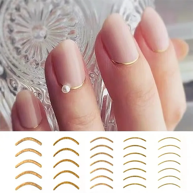 Multi-size Adhesive Manicure Stickers Nail Art DIY Decoration 3D Nail Sticker Gold Silver Black Stripe Lines Metal Strip Tape
Multi-size Adhesive Manicure Stickers Nail Art DIY Decoration 3D Nail Sticker Gold Silver Black Stripe Lines Metal Strip Tape