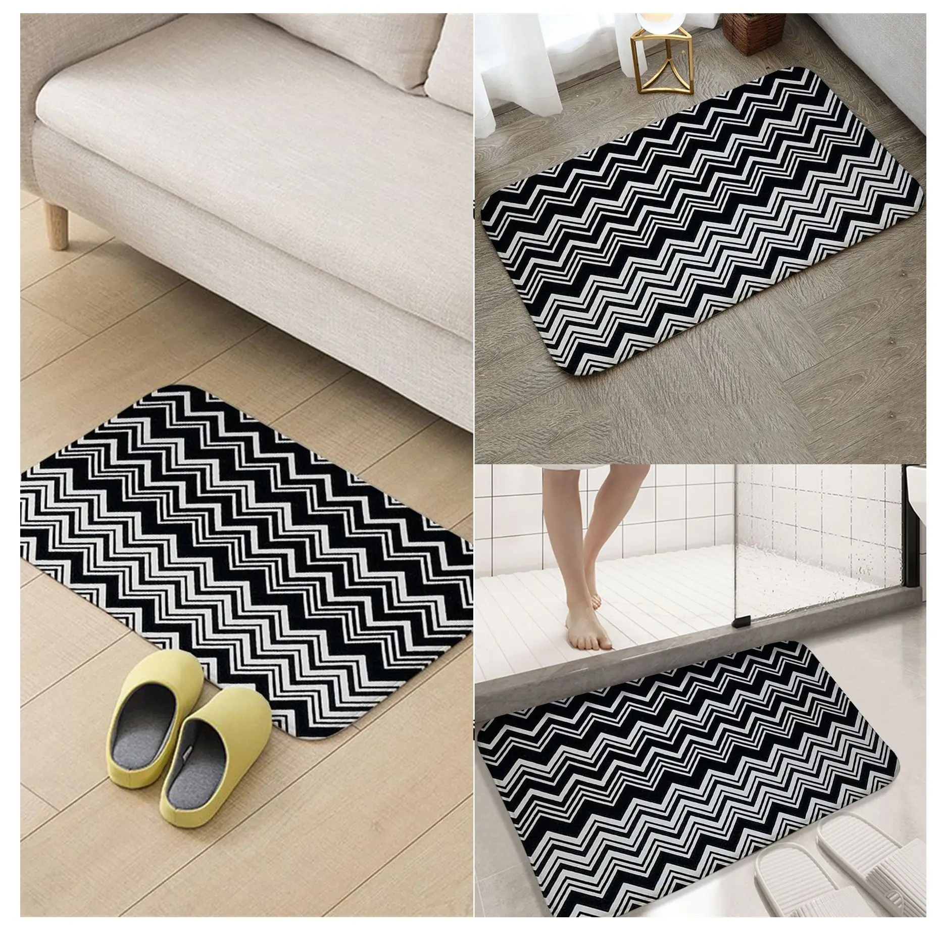 Missoni Home Zigzag Mat Camper Carpet Bathroom Entrance Doormat Bath Indoor Floor Rugs Absorbent Mat Anti-slip Kitchen Rug
Missoni Home Zigzag Mat Camper Carpet Bathroom Entrance Doormat Bath Indoor Floor Rugs Absorbent Mat Anti-slip Kitchen Rug