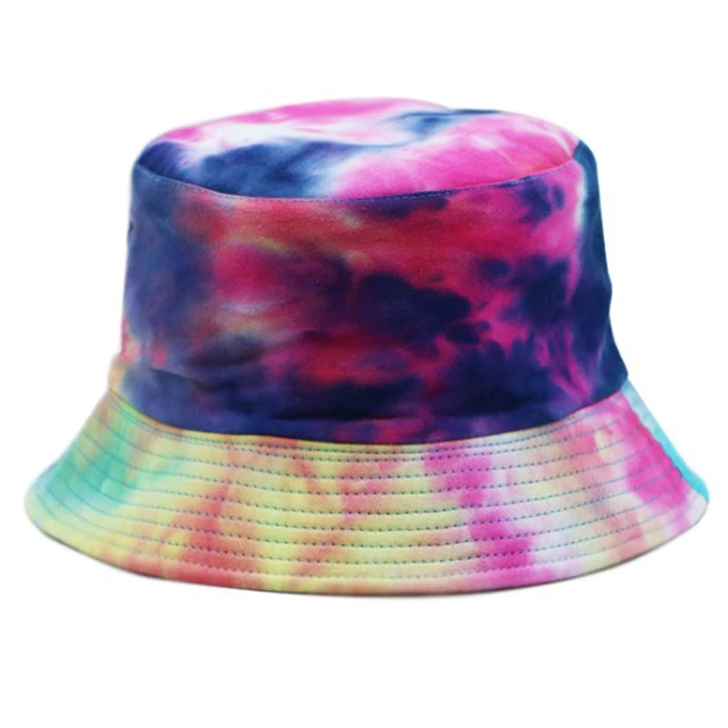 Bucket Hat One Size Spring And Autumn European And American Fashion Tie Dyed Cotton Rendering Colorful Famous Caps
Bucket Hat One Size Spring And Autumn European And American Fashion Tie Dyed Cotton Rendering Colorful Famous Caps