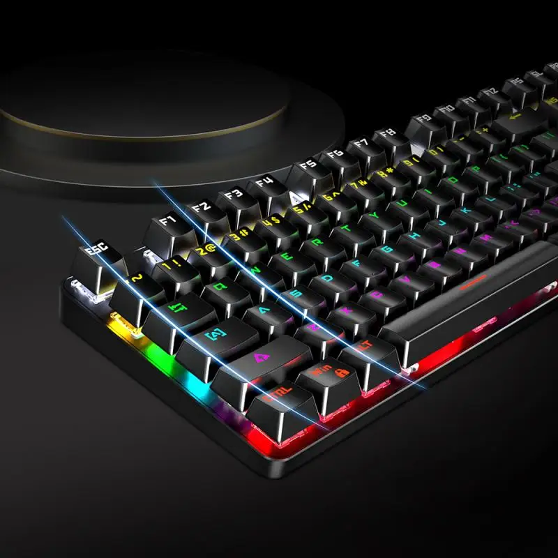 Gaming Mechanical Keyboard Game Anti-ghosting Blue Switch Backlit USB 87-key Two-color Gaming Competitive Mechanical Keyboard
Gaming Mechanical Keyboard Game Anti-ghosting Blue Switch Backlit USB 87-key Two-color Gaming Competitive Mechanical Keyboard