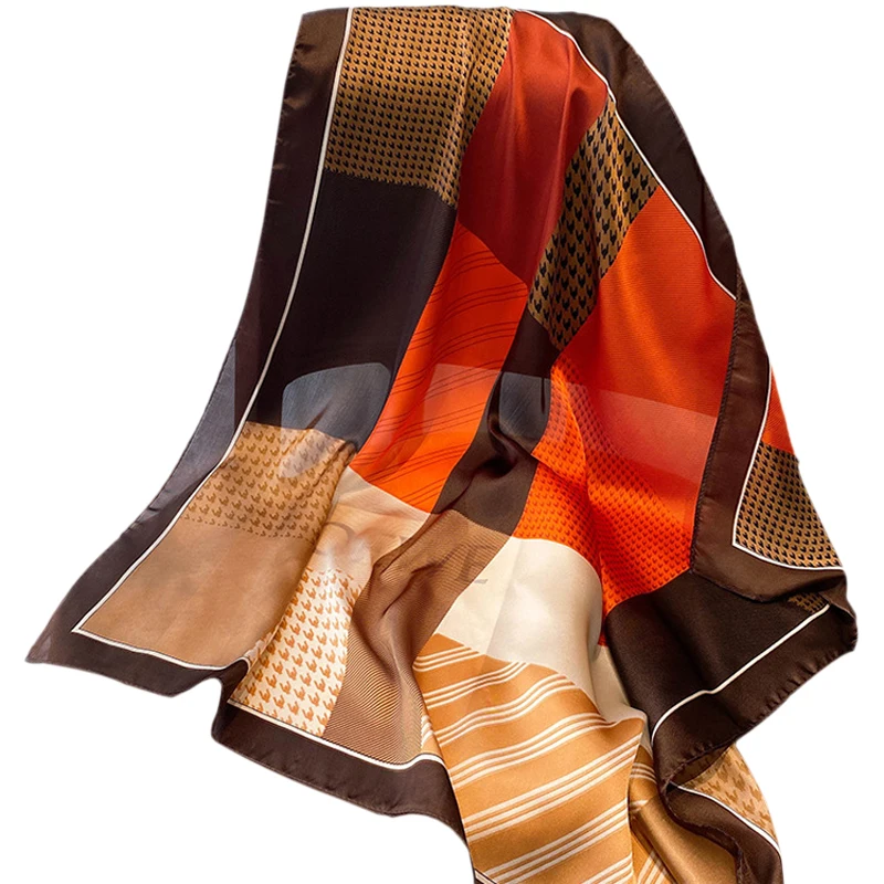 Wholesale Silky Swallow Print 70*70cm Small Square Scarf Ladies Stitching Color Scarves Artistic Neckerchief Tied Bag Silk Scarf
Wholesale Silky Swallow Print 70*70cm Small Square Scarf Ladies Stitching Color Scarves Artistic Neckerchief Tied Bag Silk Scarf