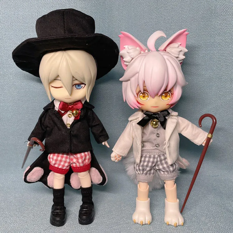 OB11 baby clothes magic cat set Molly 1/12 BJD GSC body body9 trench coat doll clothes suit 
OB11 baby clothes magic cat set Molly 1/12 BJD GSC body body9 trench coat doll clothes suit
