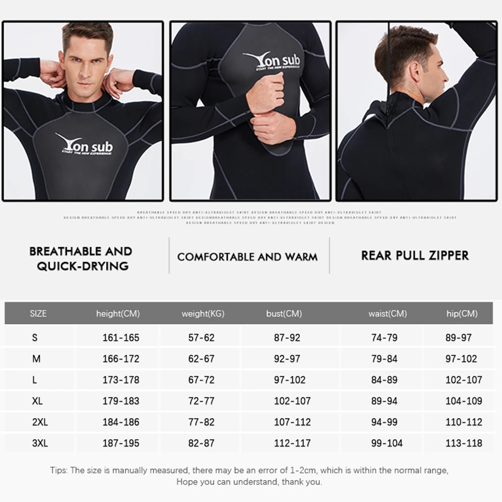 Professions 1.5mm Neoprene Scuba Diving Suit Surf Spearfishing One-Piece Close Body Swimwear Snorkeling Prevent Jellyfish suit 
Professions 1.5mm Neoprene Scuba Diving Suit Surf Spearfishing One-Piece Close Body Swimwear Snorkeling Prevent Jellyfish suit