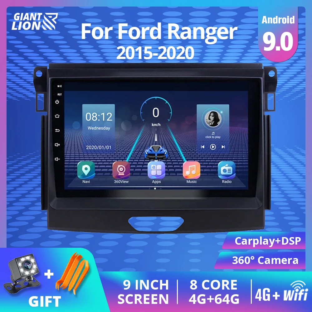 Автомобильный мультимедийный плеер 2Din Android 9,0, автомобильное радио для Ford Ranger 2016, 2017, 2019, радио, стерео, GPS-навигация, 2DIN DVD-плеер
Автомобильный мультимедийный плеер 2Din Android 9,0, автомобильное радио для Ford Ranger 2016, 2017, 2019, радио, стерео, GPS-навигация, 2DIN DVD-плеер