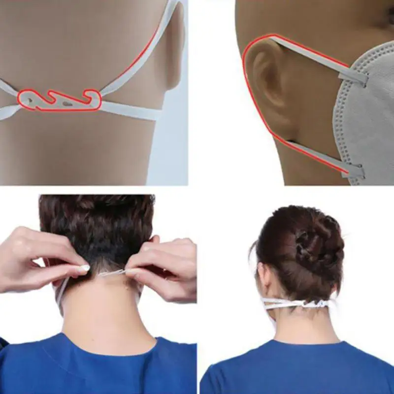 Face Mask Ear Hooks Adjustable Anti-slip Ear Protection Mask Ear Grips Extension Strap Hook Buckle Holder Accessories
Face Mask Ear Hooks Adjustable Anti-slip Ear Protection Mask Ear Grips Extension Strap Hook Buckle Holder Accessories