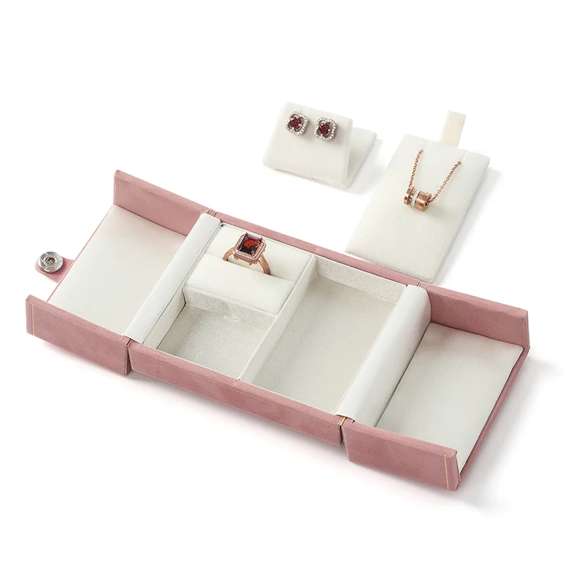 Double Door Ring Earring Pendent Bracelet Jewellery Showcase Built Display Velvet Jewelry Box
Double Door Ring Earring Pendent Bracelet Jewellery Showcase Built Display Velvet Jewelry Box