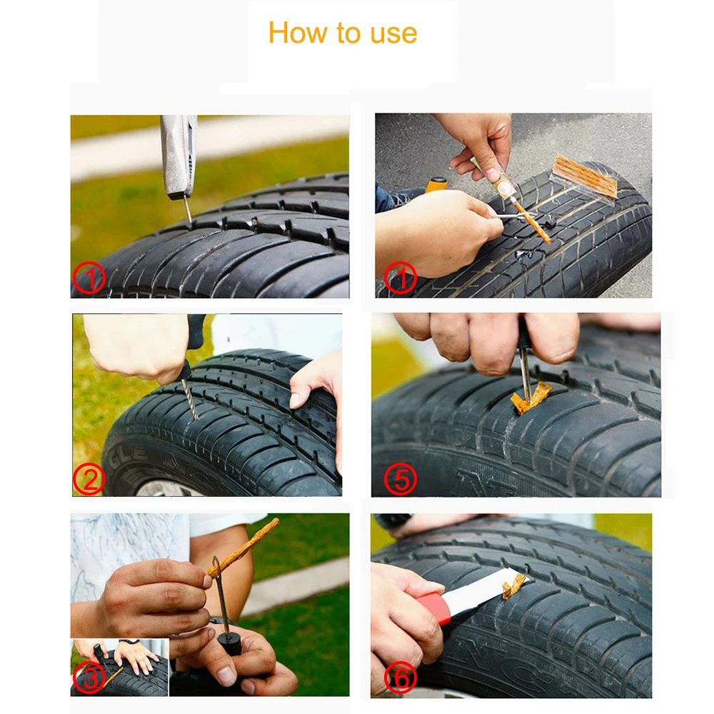 11Pcs Tire Repair Kit Car Van Motorcycle Bike Tire Repair Tools Auto Emergency Heavy Duty Tubeless Tyre Puncture Plug Flat Fix
11Pcs Tire Repair Kit Car Van Motorcycle Bike Tire Repair Tools Auto Emergency Heavy Duty Tubeless Tyre Puncture Plug Flat Fix