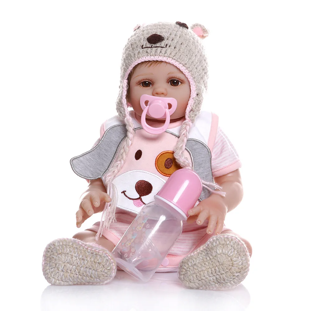 47cm Lifelike Reborn Child Baby Doll Very Soft Full Body Silicone Vinyl Doll Girl Doll Boneca Waterproof Bath Toy Christmas Gift
47cm Lifelike Reborn Child Baby Doll Very Soft Full Body Silicone Vinyl Doll Girl Doll Boneca Waterproof Bath Toy Christmas Gift