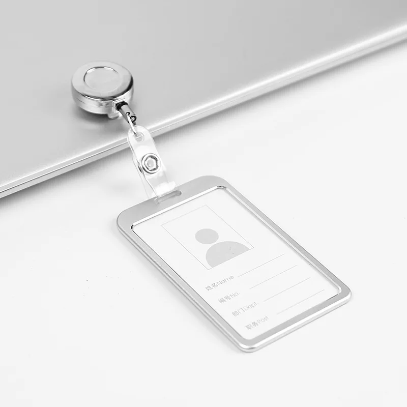 1 Set Aluminum Alloy Card Holder With Retractable ABS Badge Reel Pull ID Nurse Badge Holder Badge Lanyards School Supplies
1 Set Aluminum Alloy Card Holder With Retractable ABS Badge Reel Pull ID Nurse Badge Holder Badge Lanyards School Supplies