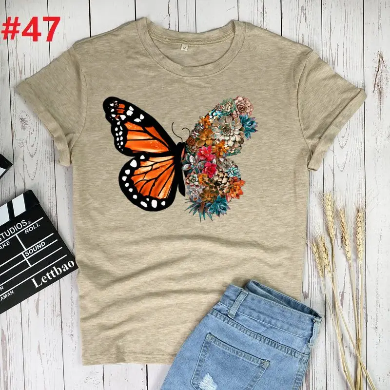 Butterfly Flowers Aesthetic 90s Fashion T Shirts Women Harajuku Ullzang T-shirts Graphic Funny Tshirt Streetwear Tees Female
Butterfly Flowers Aesthetic 90s Fashion T Shirts Women Harajuku Ullzang T-shirts Graphic Funny Tshirt Streetwear Tees Female