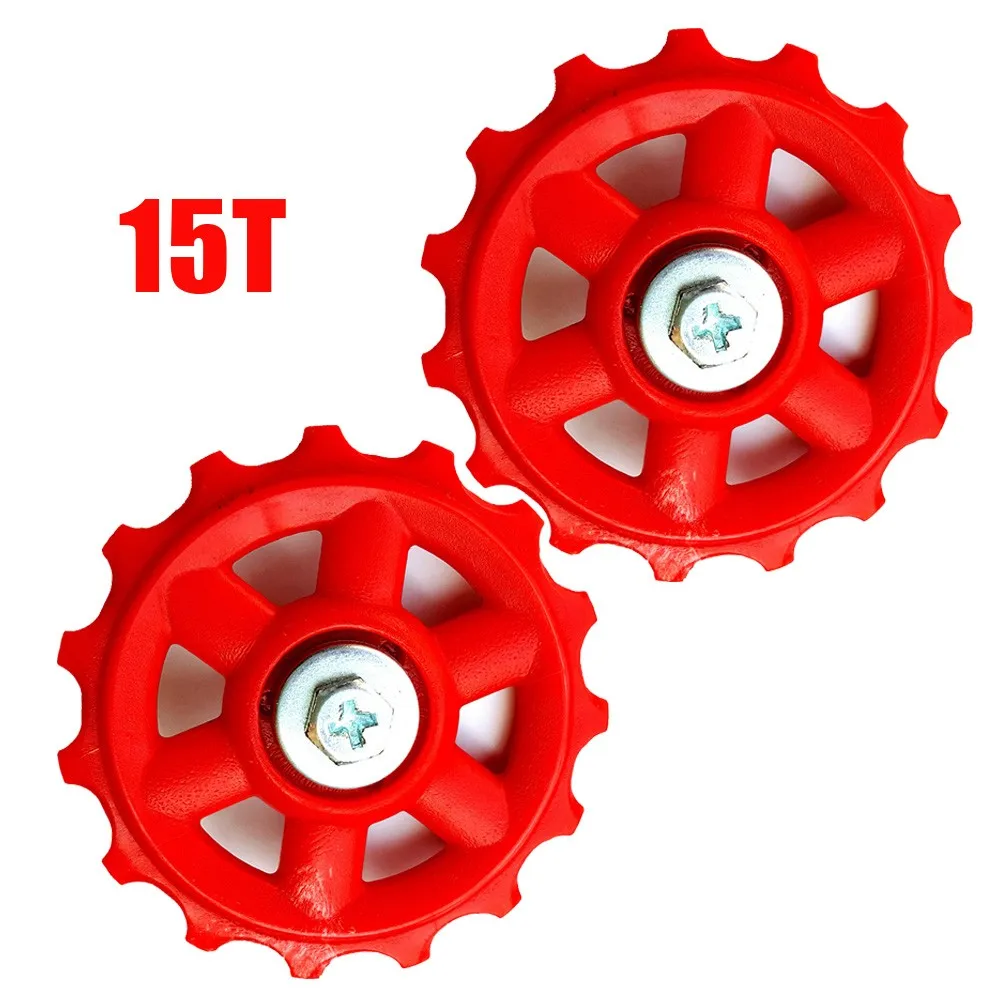 2 Pcs 10T/13T/15T Bicycle 6/7/8 Speed Rear Derailleur Jockey Wheels Guide Wheels Bicycle Accessories Reducing Weight Pressure
2 Pcs 10T/13T/15T Bicycle 6/7/8 Speed Rear Derailleur Jockey Wheels Guide Wheels Bicycle Accessories Reducing Weight Pressure