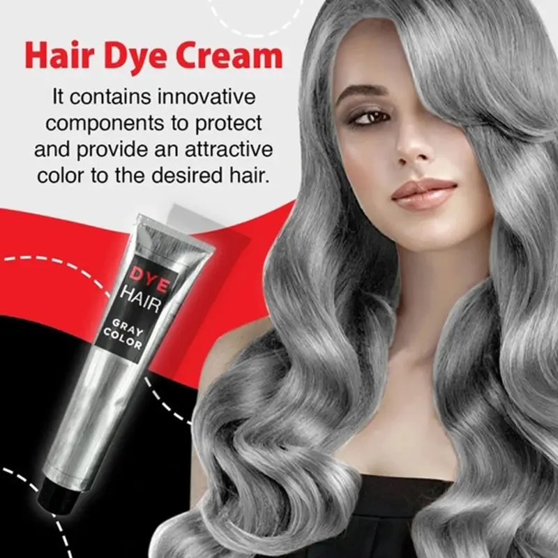 Unisex Gray Hair Dye Cream 100ML Permanent Color Hairstyle Silver Coverage Long-Lasting Easy to Use
Unisex Gray Hair Dye Cream 100ML Permanent Color Hairstyle Silver Coverage Long-Lasting Easy to Use