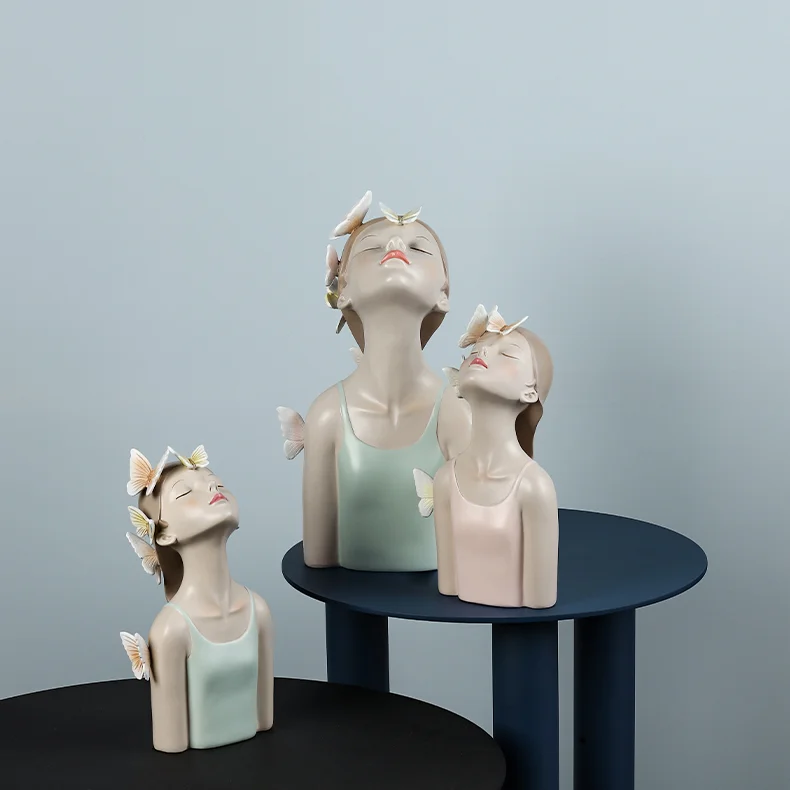 Modern Table Figurines Art Cute Living Room Minimalist Resin Design Figurines Butterfly Girl Decorazioni Casa Room Decor DM50GT
Modern Table Figurines Art Cute Living Room Minimalist Resin Design Figurines Butterfly Girl Decorazioni Casa Room Decor DM50GT