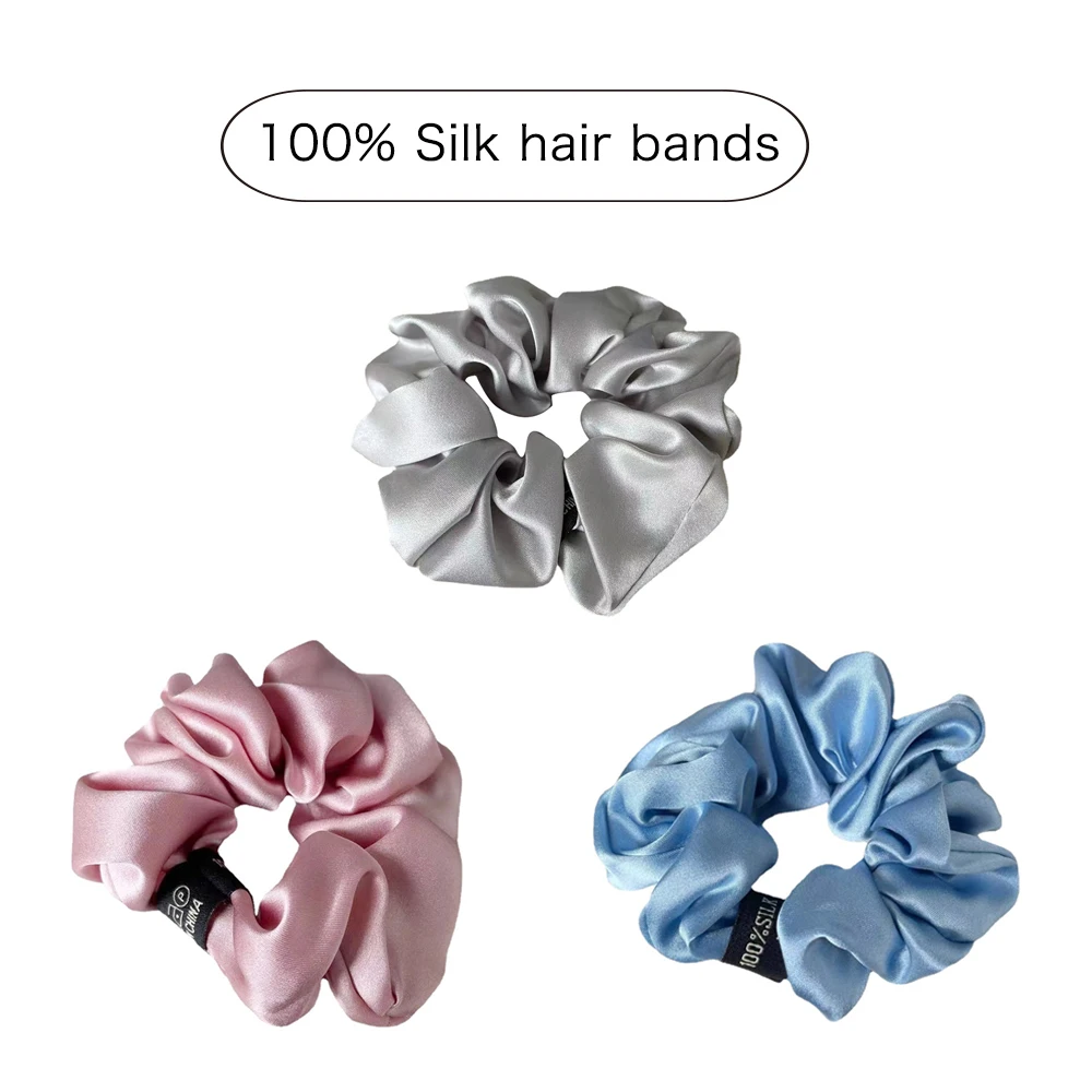 100% Pure Mulberry Silk Large Scrunchies Hair Silk Simple Pure Color Retro Hair Bands For Women Girls Hair Tie Rope Accessories
100% Pure Mulberry Silk Large Scrunchies Hair Silk Simple Pure Color Retro Hair Bands For Women Girls Hair Tie Rope Accessories