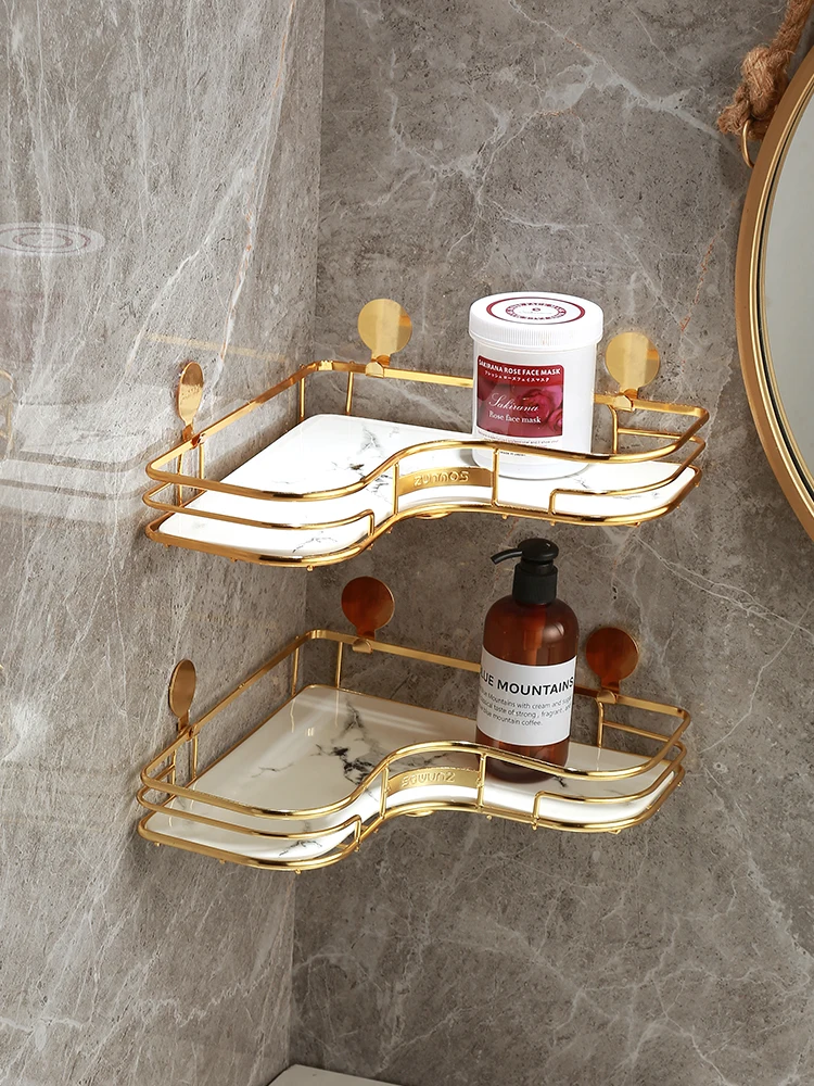 Punch-free Bathroom Toilet Triangle Shelf Corner Wall Wall Hanging Vanity Toilet Bathroom Accessories Storage Rack Shelves
Punch-free Bathroom Toilet Triangle Shelf Corner Wall Wall Hanging Vanity Toilet Bathroom Accessories Storage Rack Shelves