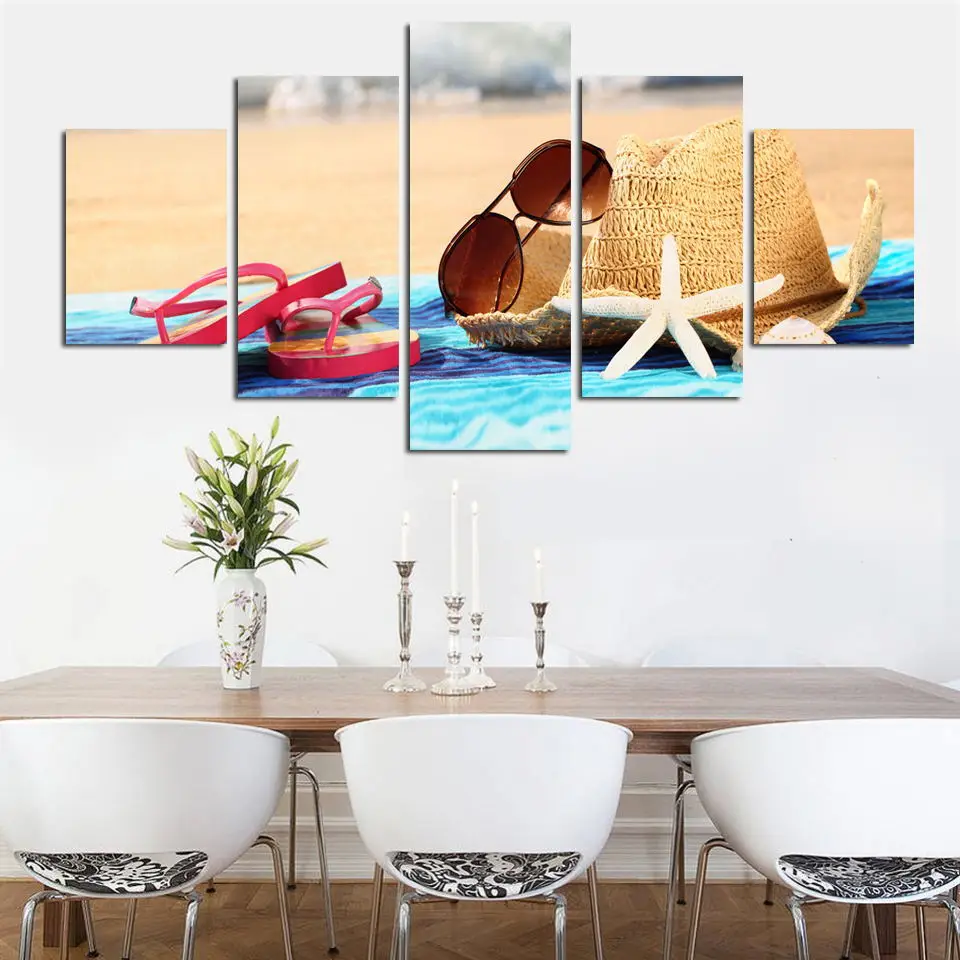 Modern Poster Frame Wall Art 5 Pieces Beach Resort Seascape Canvas Painting Print Modular Picture Living Room Home Decoration
Modern Poster Frame Wall Art 5 Pieces Beach Resort Seascape Canvas Painting Print Modular Picture Living Room Home Decoration