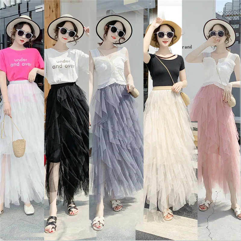 2019 Fashion Women Irregular Stylish Fairy Tutu Skirts Summer Princess Multilayer Mesh Ladies Asymmetrical Skirts New Arrival
2019 Fashion Women Irregular Stylish Fairy Tutu Skirts Summer Princess Multilayer Mesh Ladies Asymmetrical Skirts New Arrival