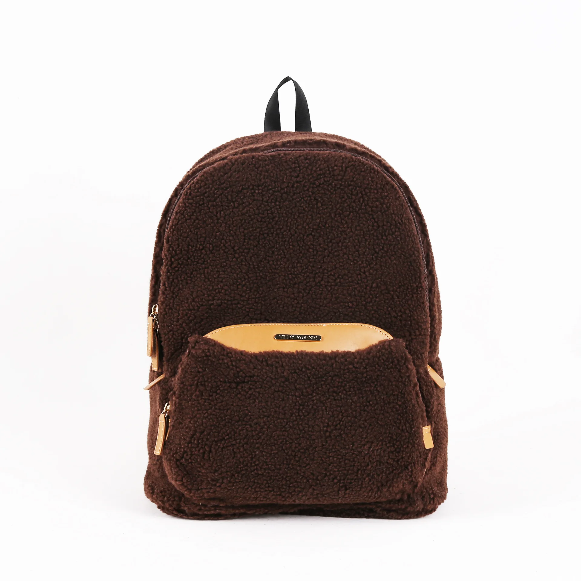 Britain Japan Fashion New Trends Women's Plush Backpack Autumn And Winter Plush With Cowhide Commuter Double Shoulder Bag
Britain Japan Fashion New Trends Women's Plush Backpack Autumn And Winter Plush With Cowhide Commuter Double Shoulder Bag