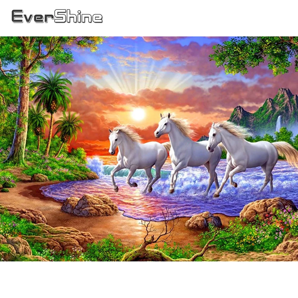 Evershine Diamond Painting Horse Sunset 5D New Arrival Diamond Embroidery Animal Rhinestone Picture Mosaic Art Home Decoration
Evershine Diamond Painting Horse Sunset 5D New Arrival Diamond Embroidery Animal Rhinestone Picture Mosaic Art Home Decoration