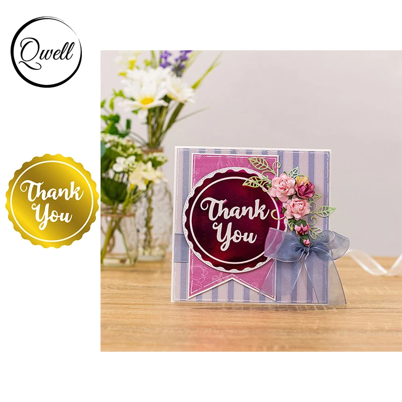 QWELL Hot Foil Plate Thank You Words Letter Circle Wavy Frame For DIY Scrapbooking Making Foil Project Template 2020 New
QWELL Hot Foil Plate Thank You Words Letter Circle Wavy Frame For DIY Scrapbooking Making Foil Project Template 2020 New
