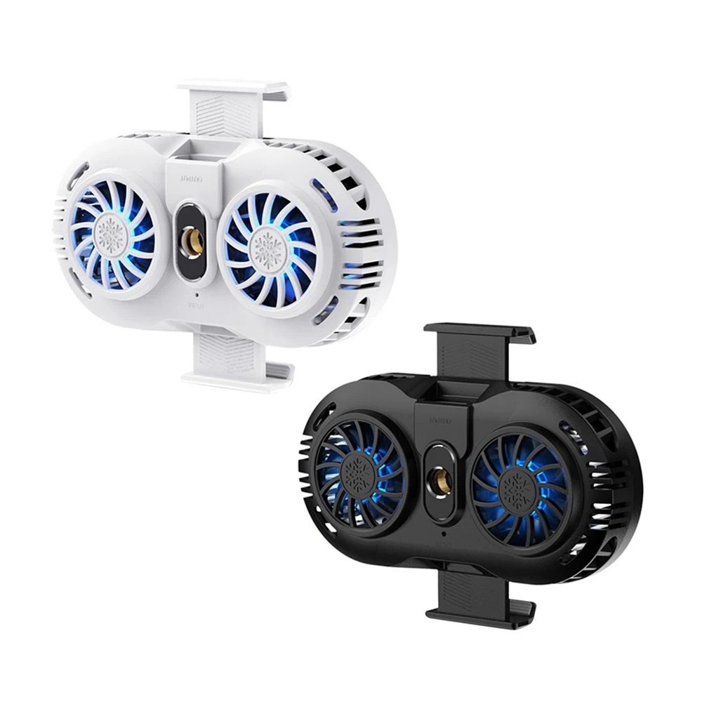 Newest Double Fan Mobile Phone Cooler For Mobile Phones Game Phone Holder Stand Heat Sink Cooling Gamepad Controller
Newest Double Fan Mobile Phone Cooler For Mobile Phones Game Phone Holder Stand Heat Sink Cooling Gamepad Controller