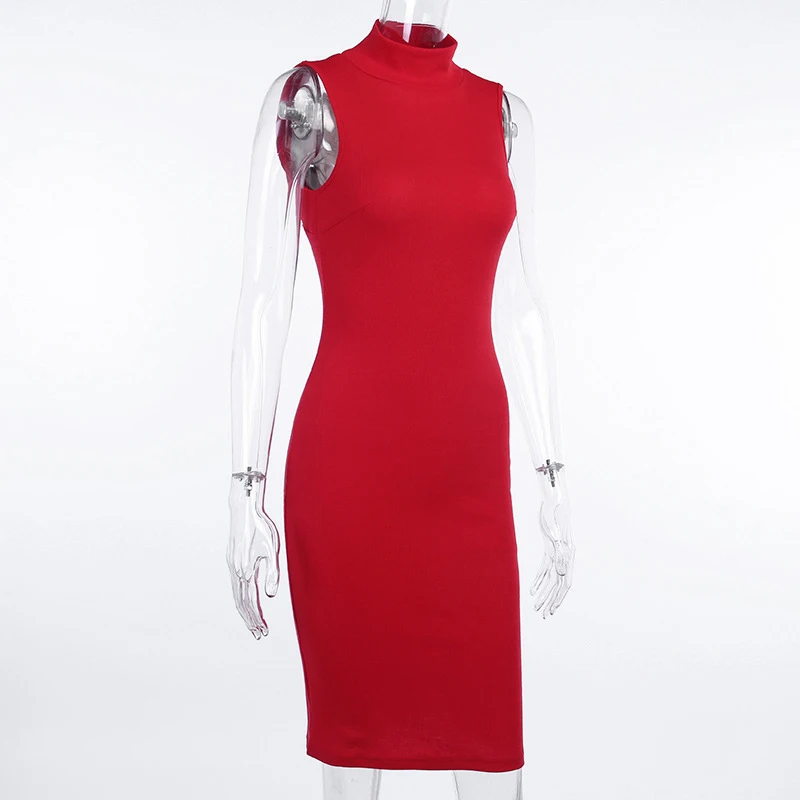 Party Dress Women Backless Sexy Autumn Winter Sleeveless Packet Hip Solid Red Slim Elatic Bodycon Elegant Dresses SJ5411C
Party Dress Women Backless Sexy Autumn Winter Sleeveless Packet Hip Solid Red Slim Elatic Bodycon Elegant Dresses SJ5411C