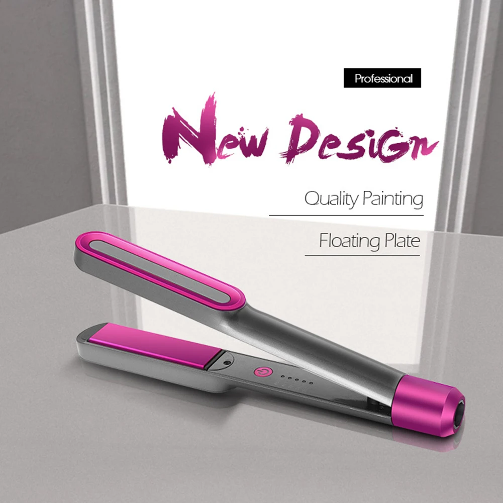 2-in-1 Hair Straightener and Curler Plug-in Professional Flat Iron with 5 Temp Levels for Hair Styling
2-in-1 Hair Straightener and Curler Plug-in Professional Flat Iron with 5 Temp Levels for Hair Styling