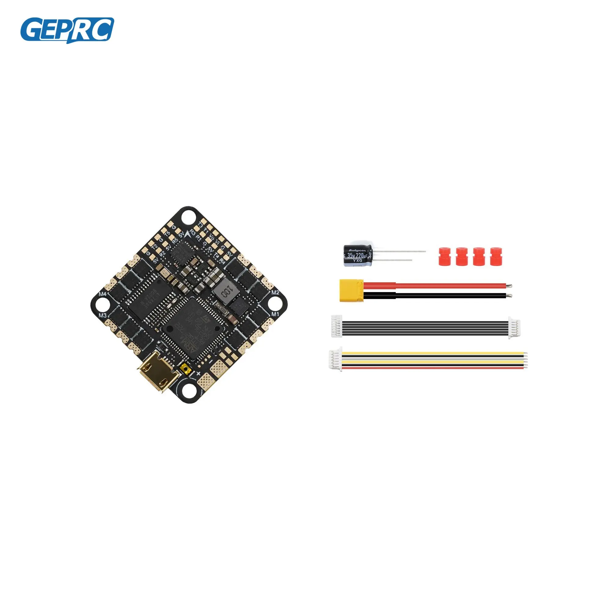 GEPRC GEP-F722-35A AIO (F722 FC 35A 2-6S 8bits BLS ESC 26.5mm/M2) Suitable For RC FPV Quadcopter Accessories Replacement Parts
GEPRC GEP-F722-35A AIO (F722 FC 35A 2-6S 8bits BLS ESC 26.5mm/M2) Suitable For RC FPV Quadcopter Accessories Replacement Parts