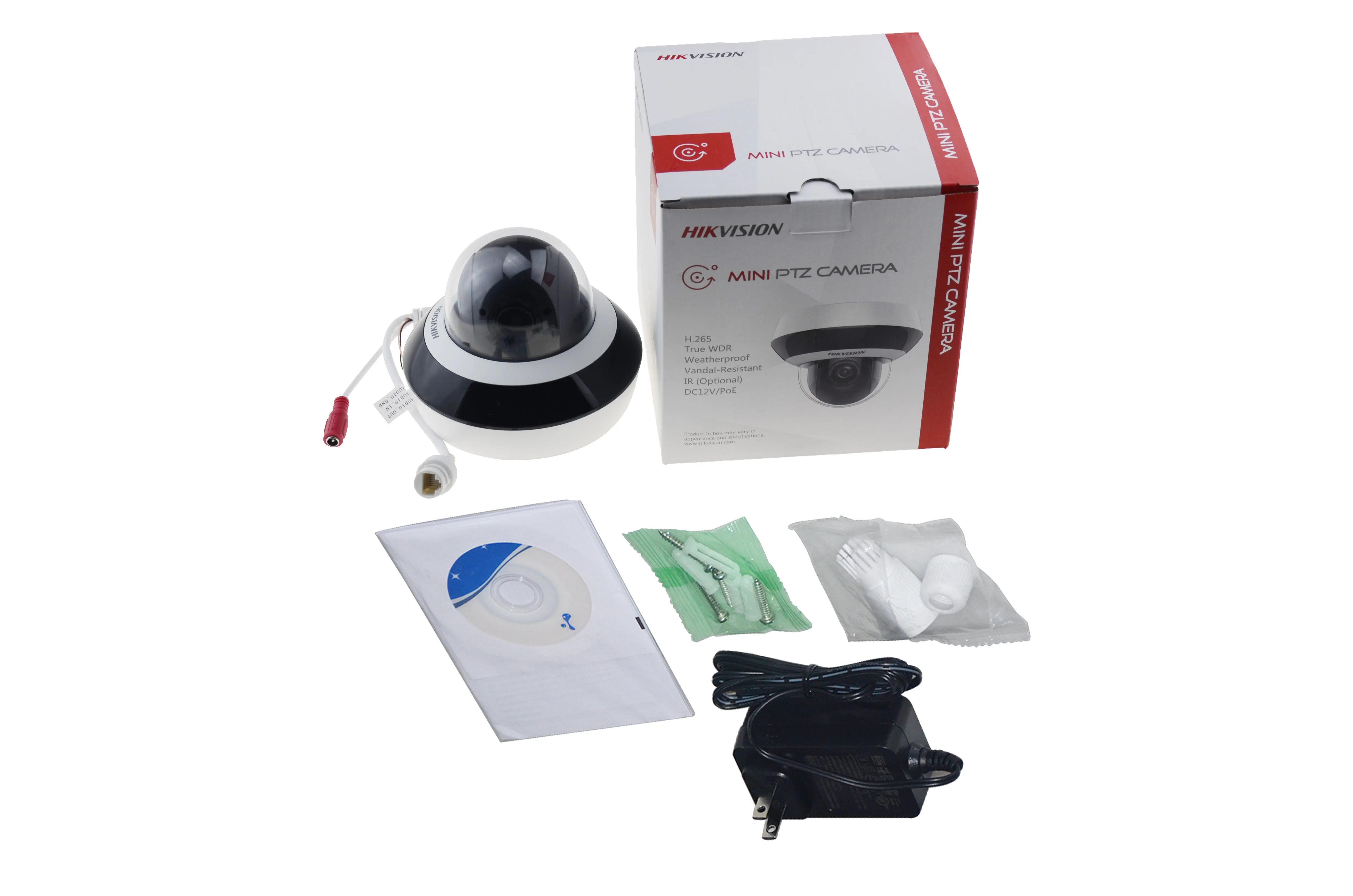 Hikvision Original 4MP PTZ Mini IP Camera DS-2DE2A404IW-DE3 2.8-12mm 4X Zoom HD POE H.265 CCTV Video 4pcs/lot EU Warehouse
Hikvision Original 4MP PTZ Mini IP Camera DS-2DE2A404IW-DE3 2.8-12mm 4X Zoom HD POE H.265 CCTV Video 4pcs/lot EU Warehouse