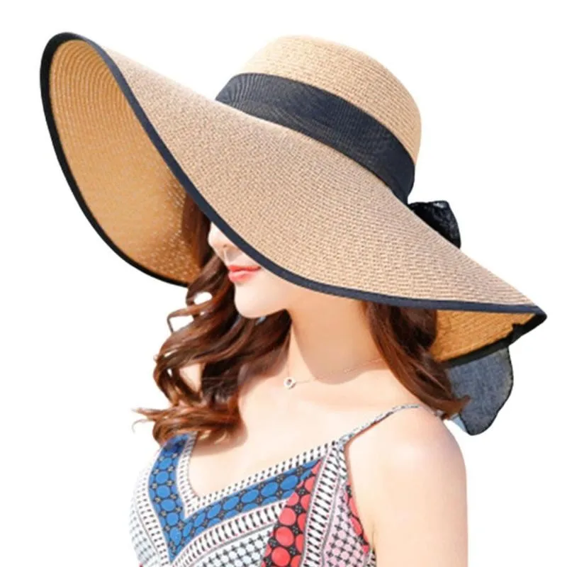 Summer Straw Hat Women Wide Brim Beach Sun Hats Floppy New Bowknot Folding Beach Hats Sunshade Wide Brim Beach Caps
Summer Straw Hat Women Wide Brim Beach Sun Hats Floppy New Bowknot Folding Beach Hats Sunshade Wide Brim Beach Caps
